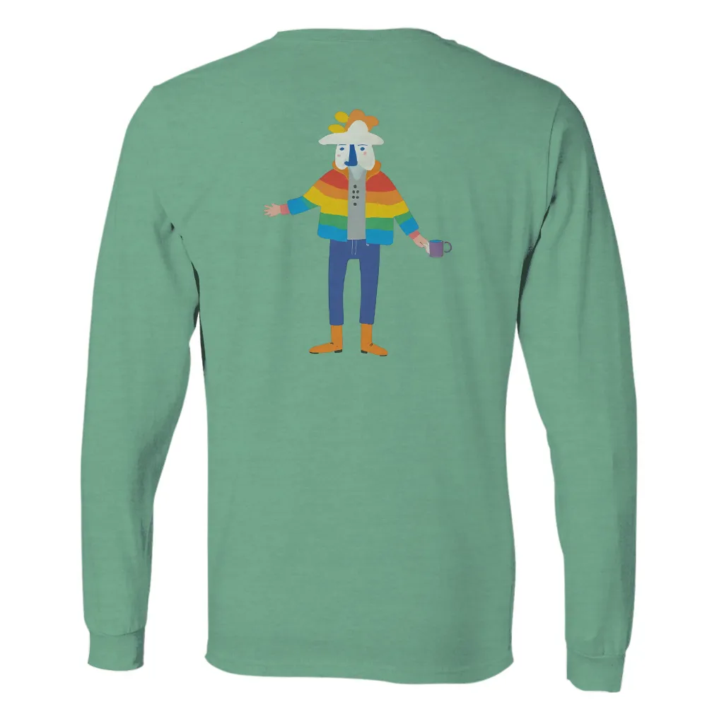 Customized Tee Shirts: Embrace Life's Colors with Zephyr's Rainbow Jacket|rainbow skeleton hands shirt