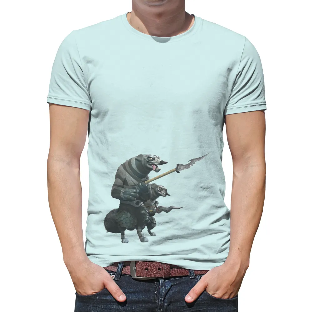 Tee Shirt Printing: The Guardian of Legends - Mythical Creature in Pop Culture|roblox armor t shirt