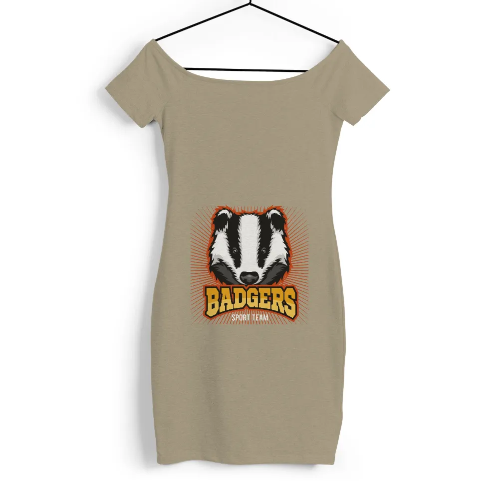 T-Shirt Printing: Bold Badgers Sport Team Mascot|forest doraemon t shirt