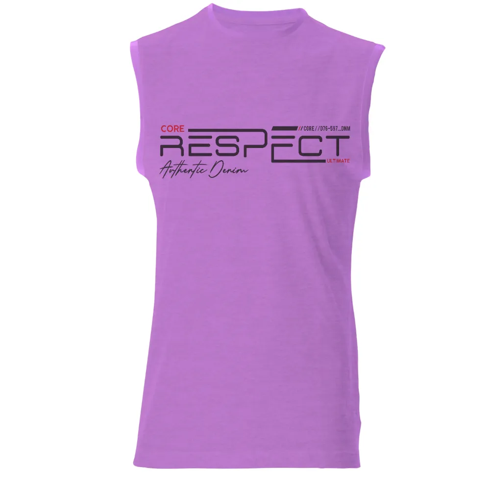 TShirt Design: Ultimate Respect - Authentic Denim Core|chicago bulls retro tee