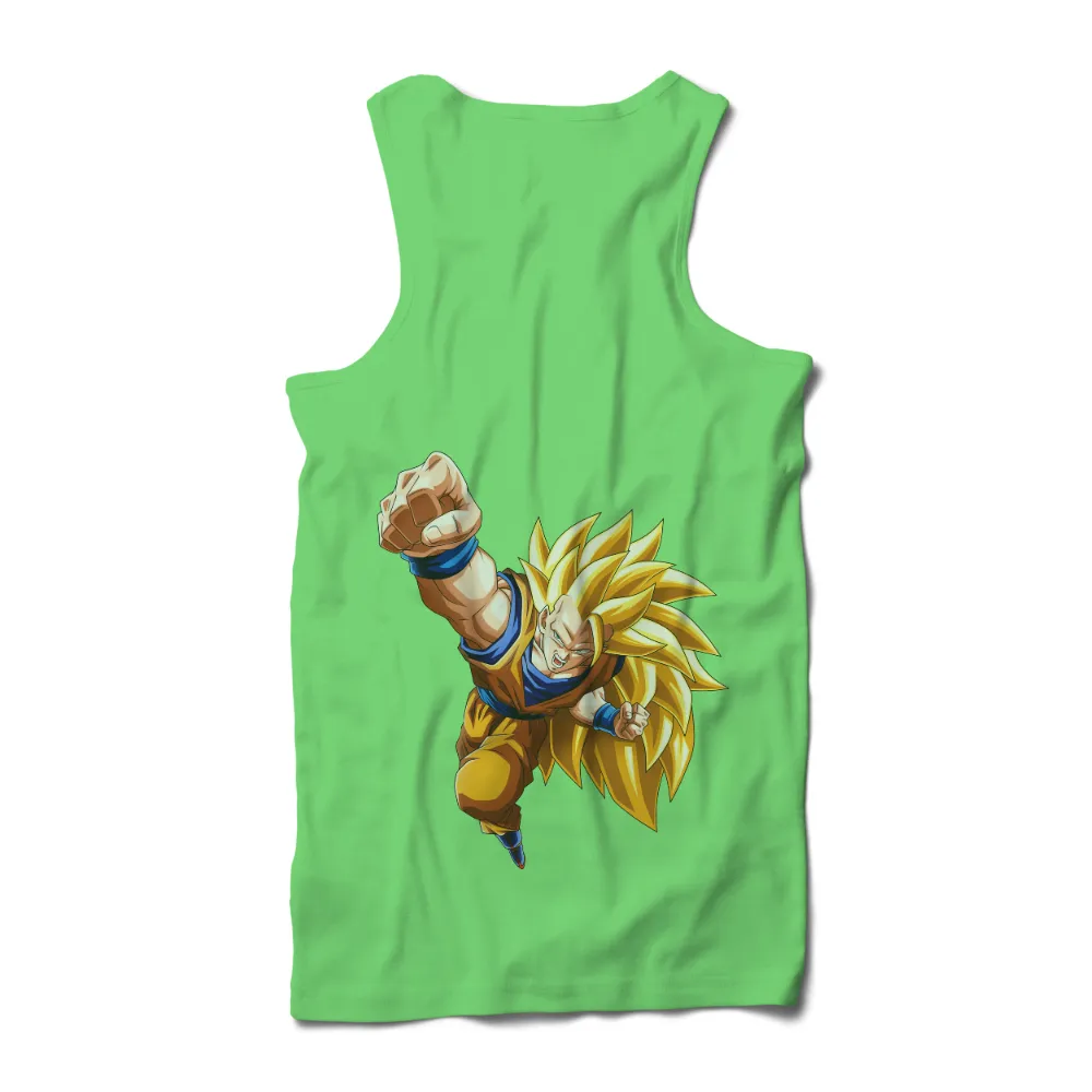 T-Shirts Design: Goku Super Saiyan - Anime Icon|goku power mode t shirt