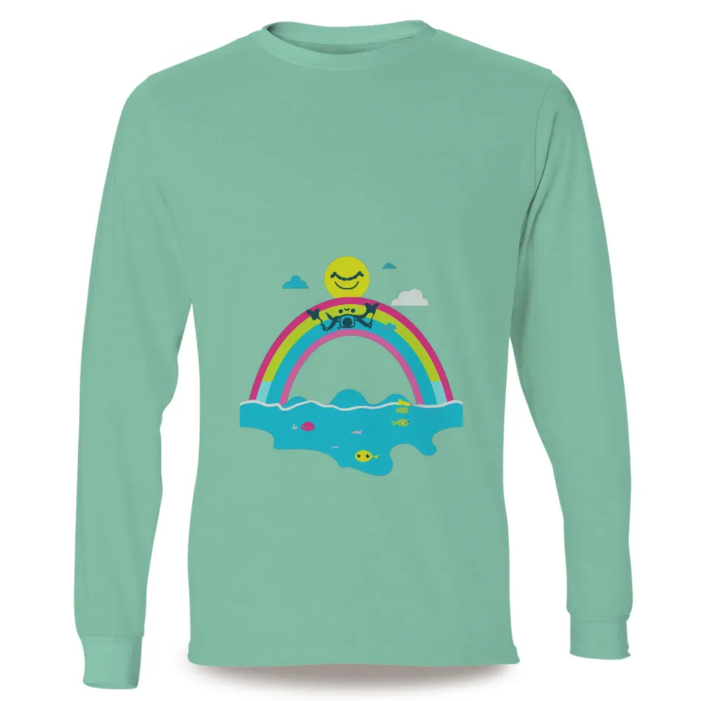 Zephyr's Rainbow Adventure: T-Shirt Printing with Magic Moments|rainbow bright tee shirt