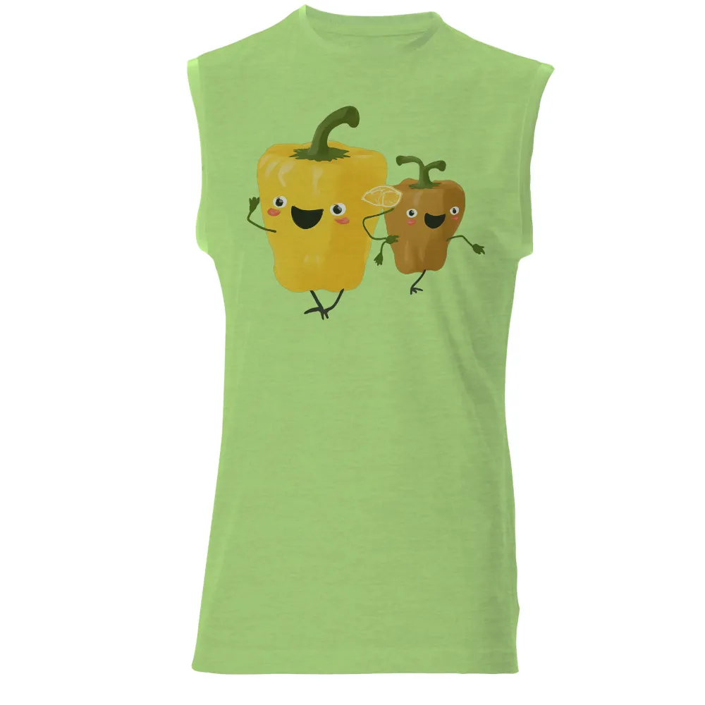 T-Shirts Custom: Sunny and Rusty - Whimsical Pepper Friends|beer bear shirt it's always sunny