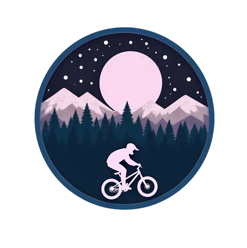 T-Shirts Pattern: Night Cycling Adventure Under the Stars