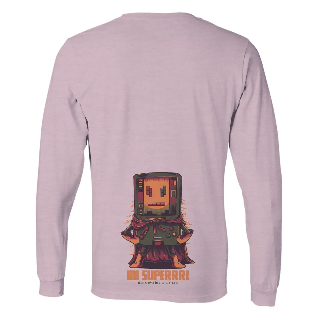 TShirt Design: Super Retro - Pixel Art Gaming Hero|christmas gaming t shirt