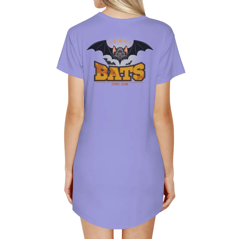 TShirt Design: Midnight Bat Sports Team - Strength and Victory|panthers team