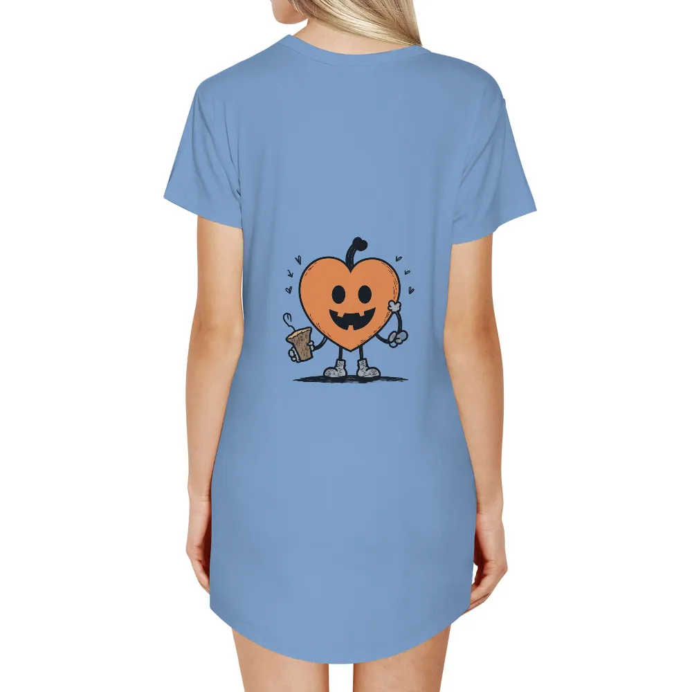 TShirt Printing: Whimsical Halloween Heart Pumpkin|happy easter bunny shirts