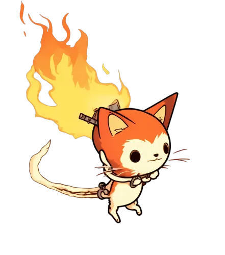 Tee Shirts Printed: Fuego the Fox - Anime Adventure