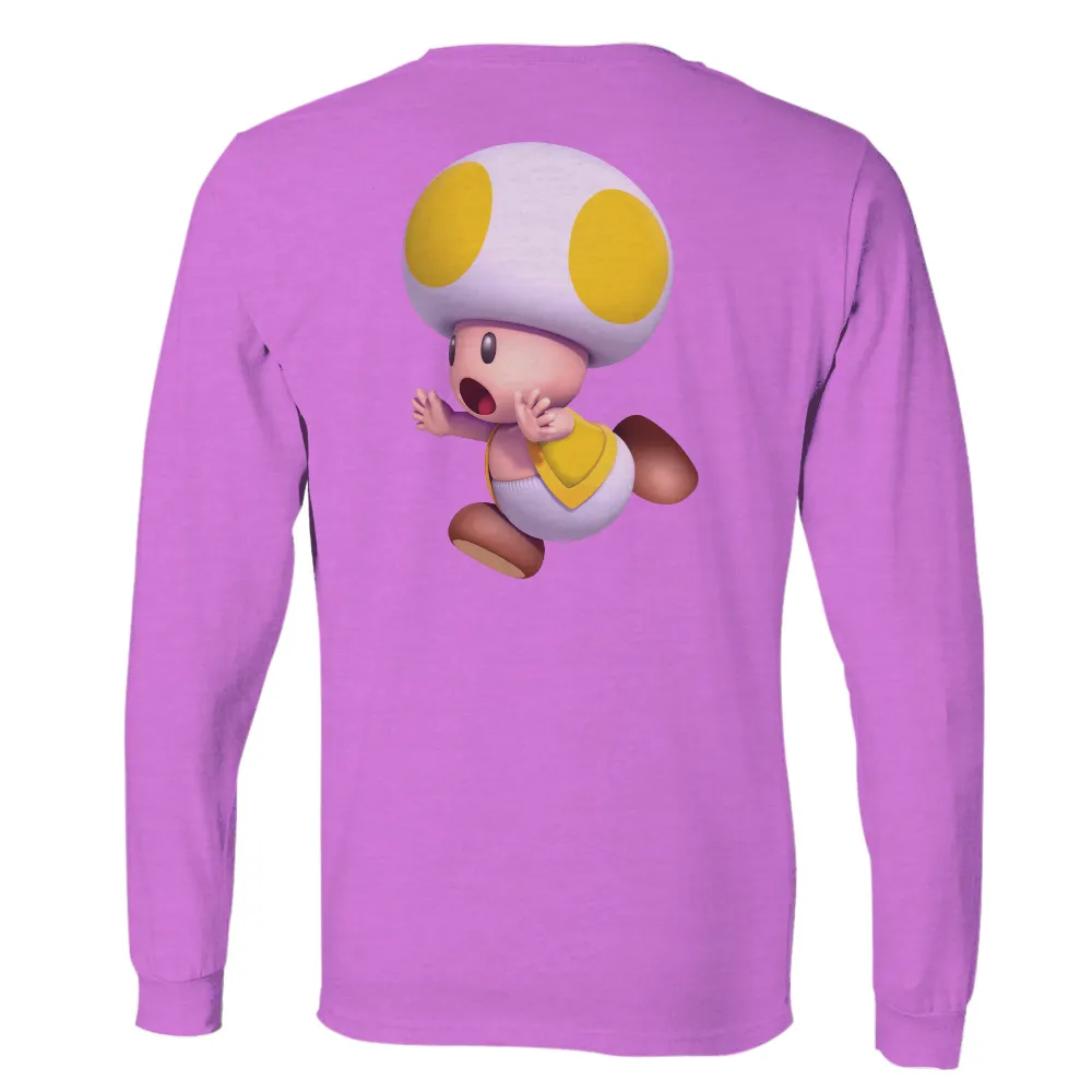 Custom T-Shirt Printing: Toad's Surprised Energy - Gaming Nostalgia|yanderedev mario shirt