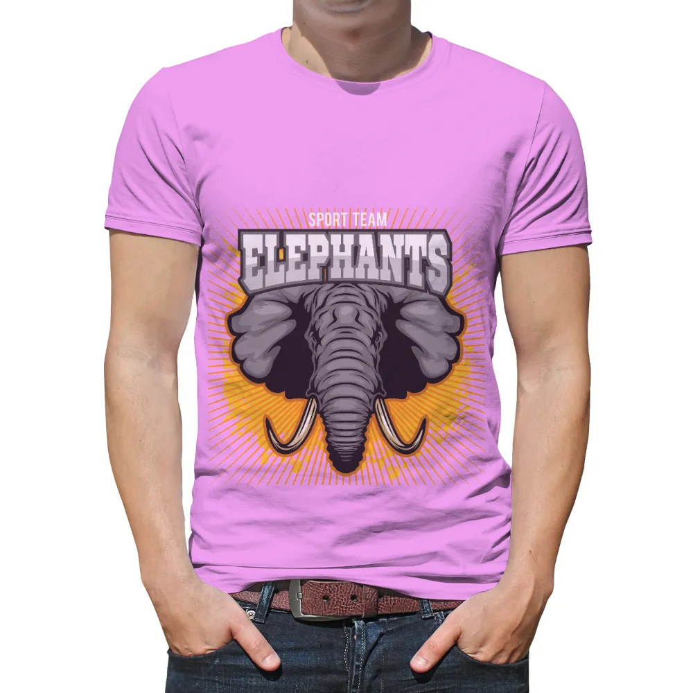 Elephants T-Shirt Design: Strength and Unity in Sports|seattle mariners pride shirt