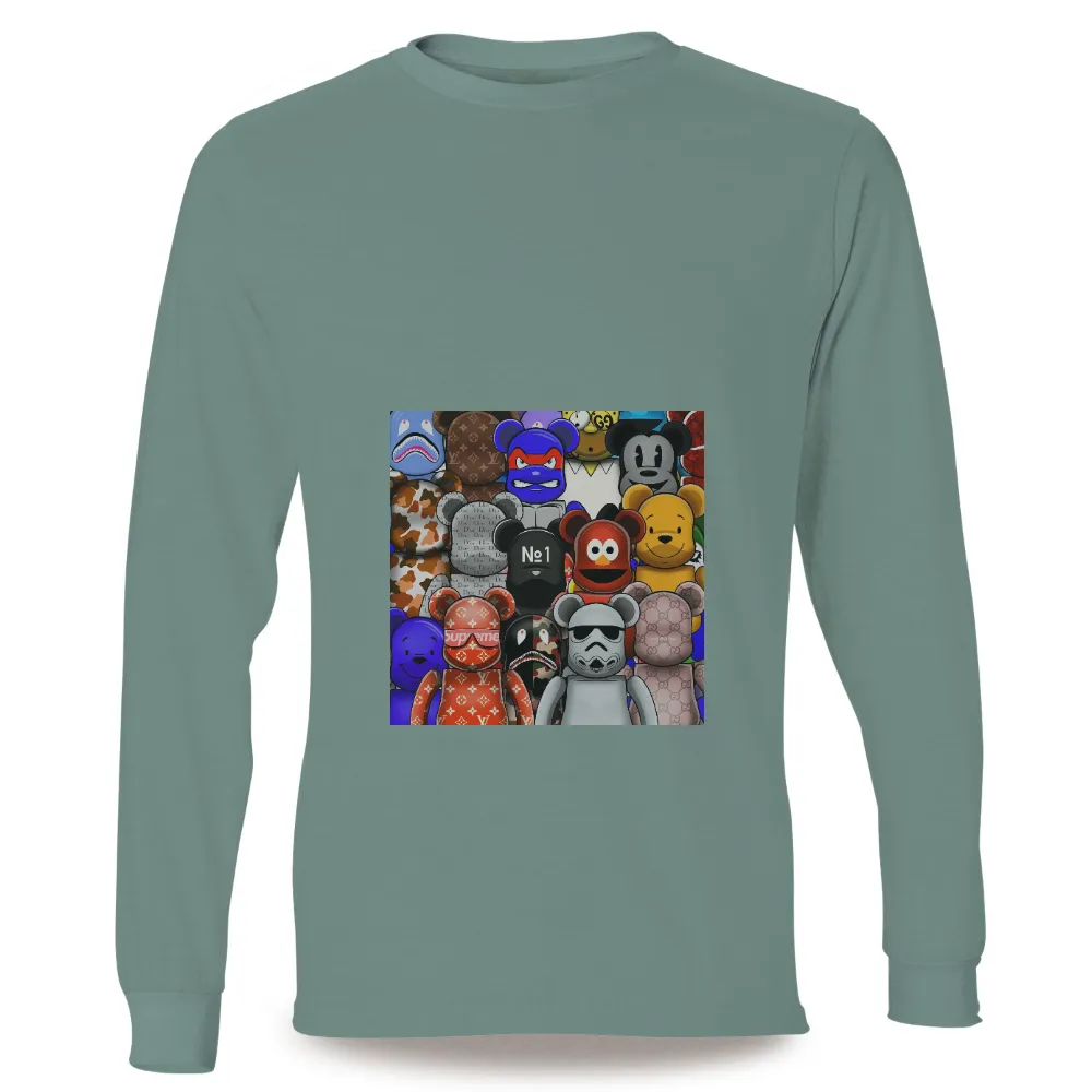 T-Shirt Printing: Iconic Characters Collage - Pop Culture Fusion|harmony day t shirts best and less