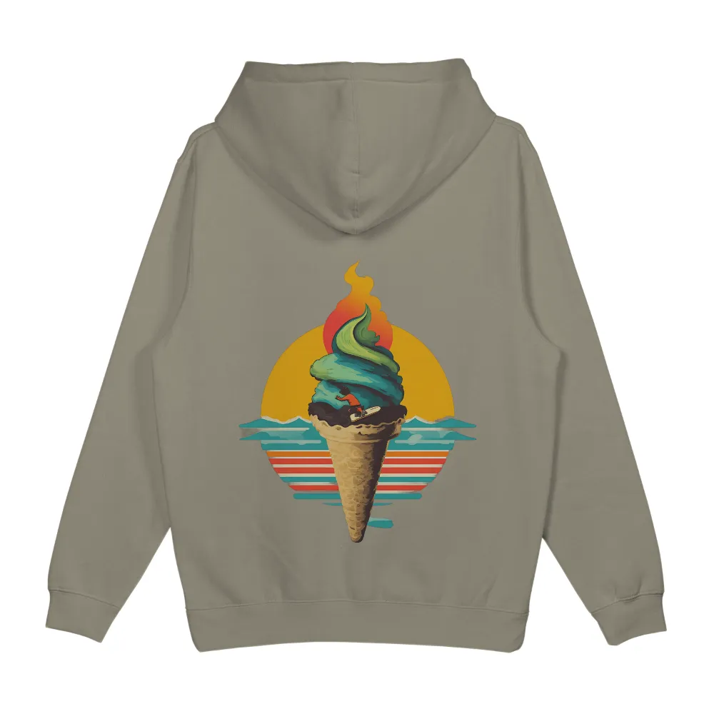 TShirt Printing: Surfer Riding Ice Cream Wave - Summer Adventure|reyn spooner summer commemorative 2021