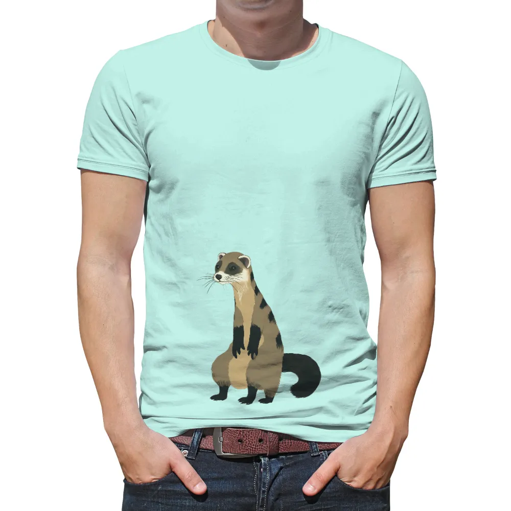 TShirt Printing: Felix the Ferret - Adventure and Curiosity|adventure time dancing with monsters shirt