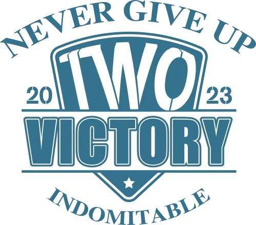 TShirt Printing: Never Give Up Victory Indomitable 2023