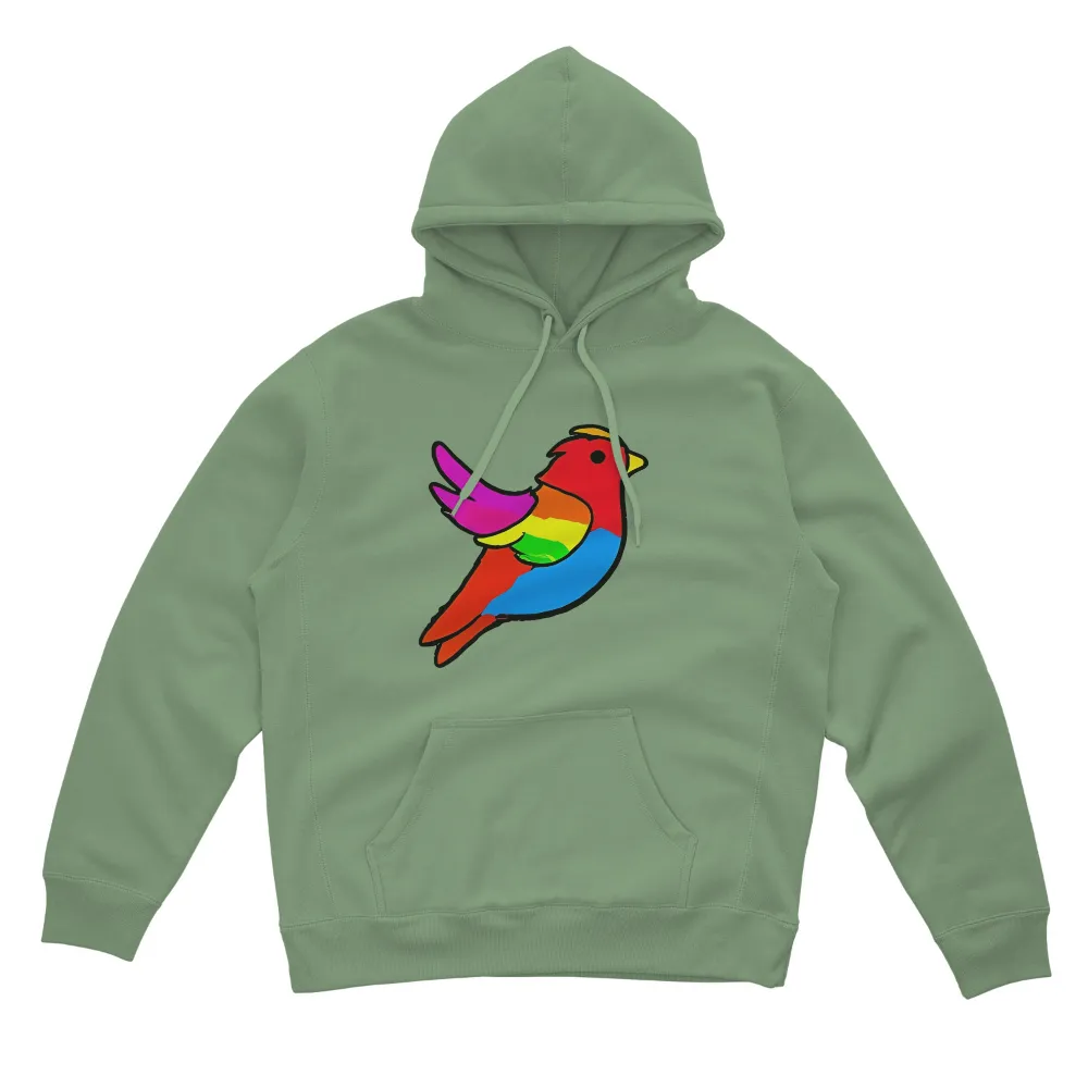 Rainbow Bird: A Symbol of Unity and Diversity | TShirt Printing|mama bear rainbow shirt