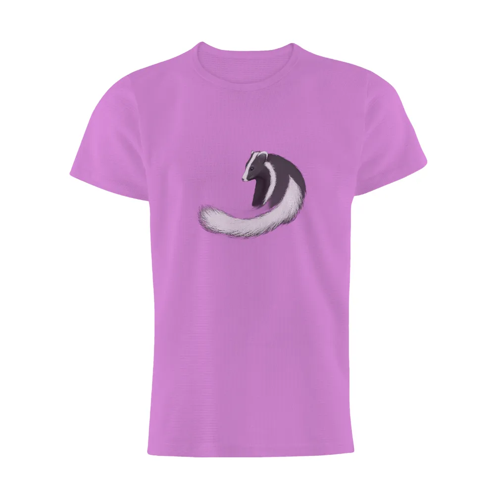 TShirt Printing: Crescent Moon Skunk - Artistic Design|nhl games last night