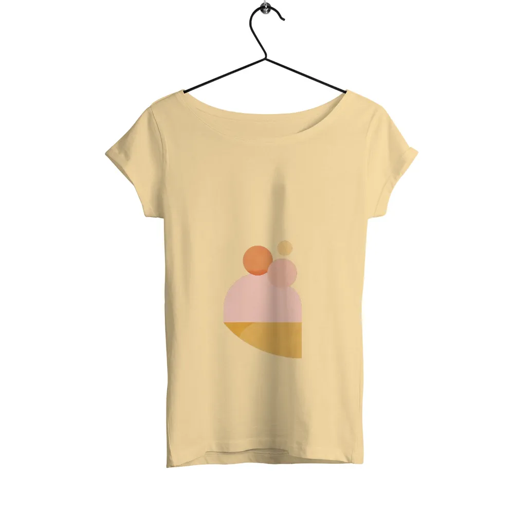 Tee Shirts Printed: Sunset Tranquility - Soft Colors, Positive Energy|sunset t