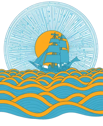 Shirts Graphic Tees: Sailing Ship Adventure