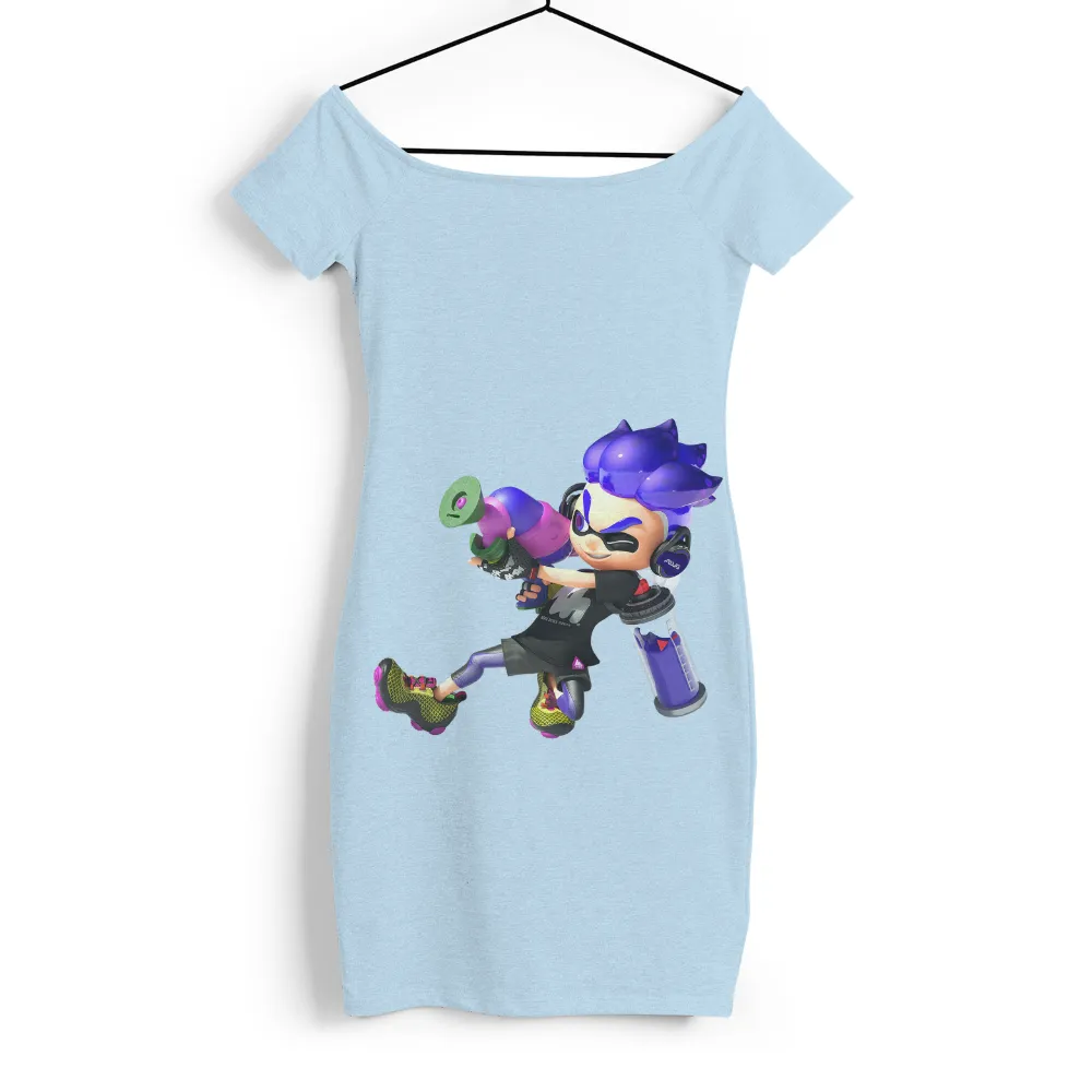 Shirts Graphic Tees: Inkling from Splatoon - Gaming Culture Tee|fashion splash shirt splatoon 3