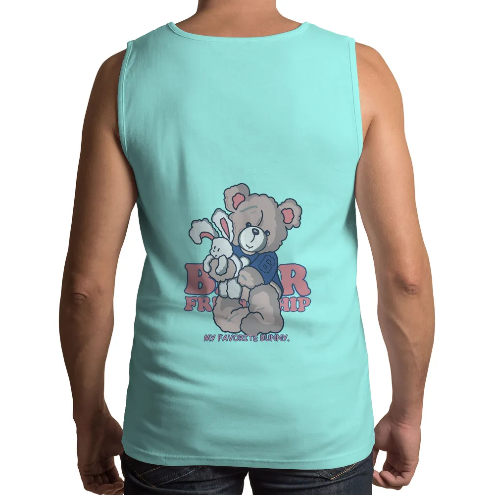 T-Shirt Printing: Bear Friendship - My Favorite Bunny|bunny kisses shirt