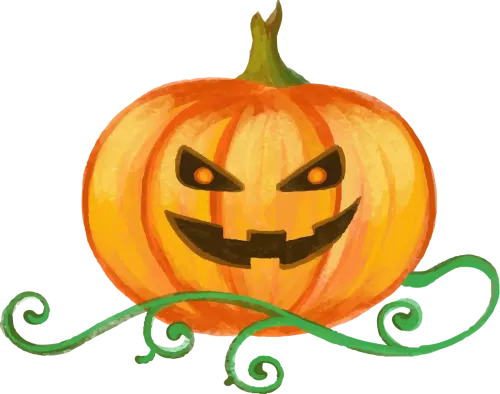 Tee Shirt Printing: Halloween Pumpkin with a Mischievous Grin