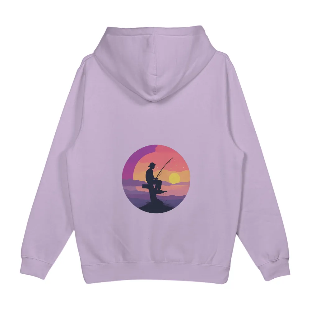 Shirts Graphic Tees: Fishing at Sunset - Tranquil Reflections|summer long sleeve fishing shirts