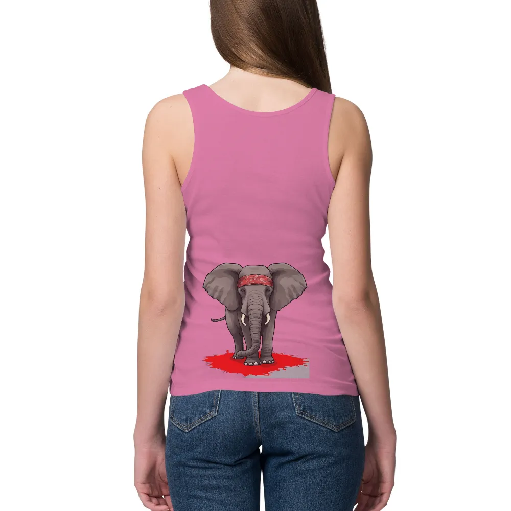 T-Shirts Custom: Zara the Elephant - Strength and Survival|cage the elephant tee