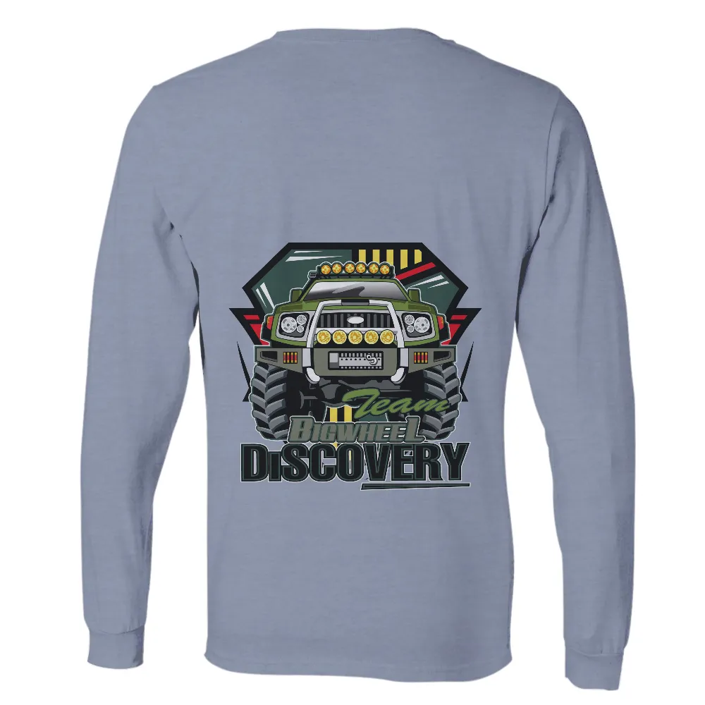 Customized Tee Shirts: Team Bigwheel Discovery - Adventure and Exploration|adventure time shirt sex