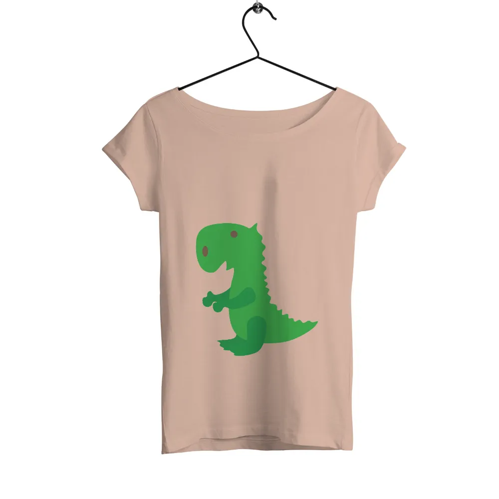 Graphic Tees: Timmy the T-Rex Guardian of the Stars|cartoon character with star on shirt