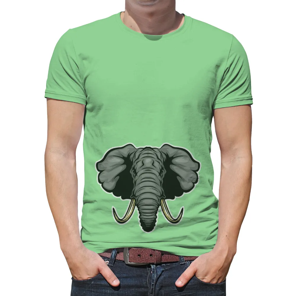 TShirt Design: Majestic Elephant - Strength and Wisdom|trending t shirt design 2022