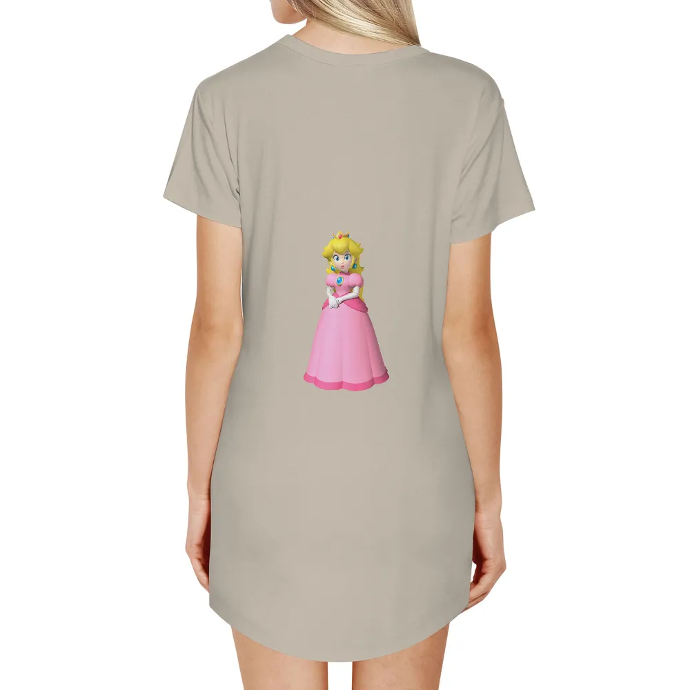 Tee Shirts Printed - Princess Peach: Strength and Grace|you only got video game t shirt