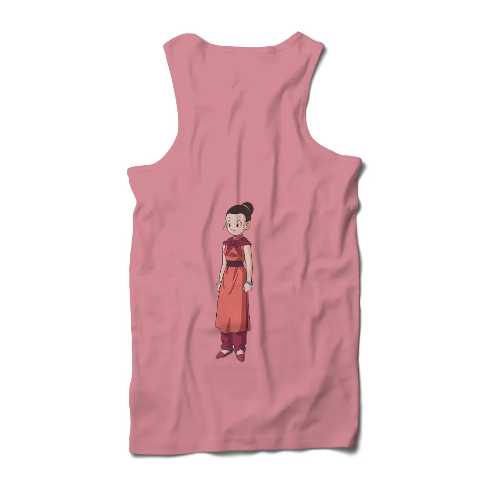 T-Shirts Custom: Chichi's Traditional Outfit - Anime Inspired Design|dragon ball super sweatpants