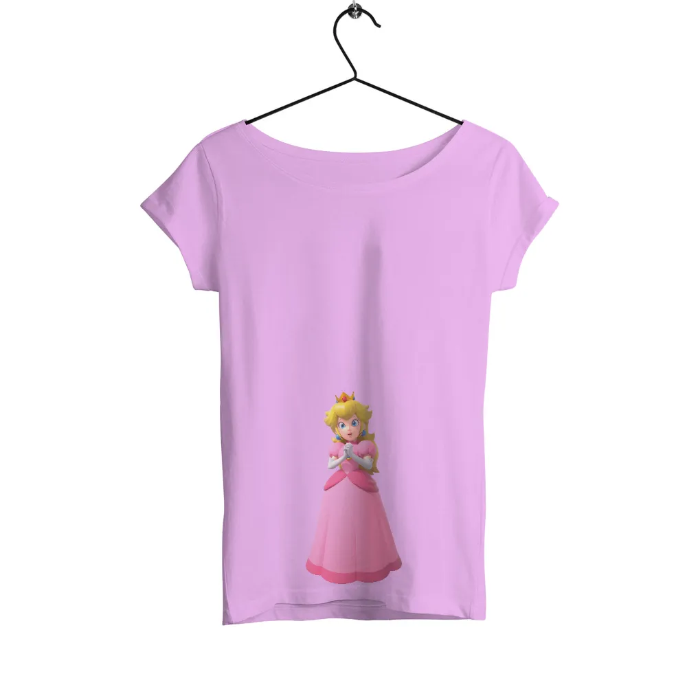 Tee Shirt Printing: Princess Peach - A Symbol of Grace and Courage|video game class t shirt