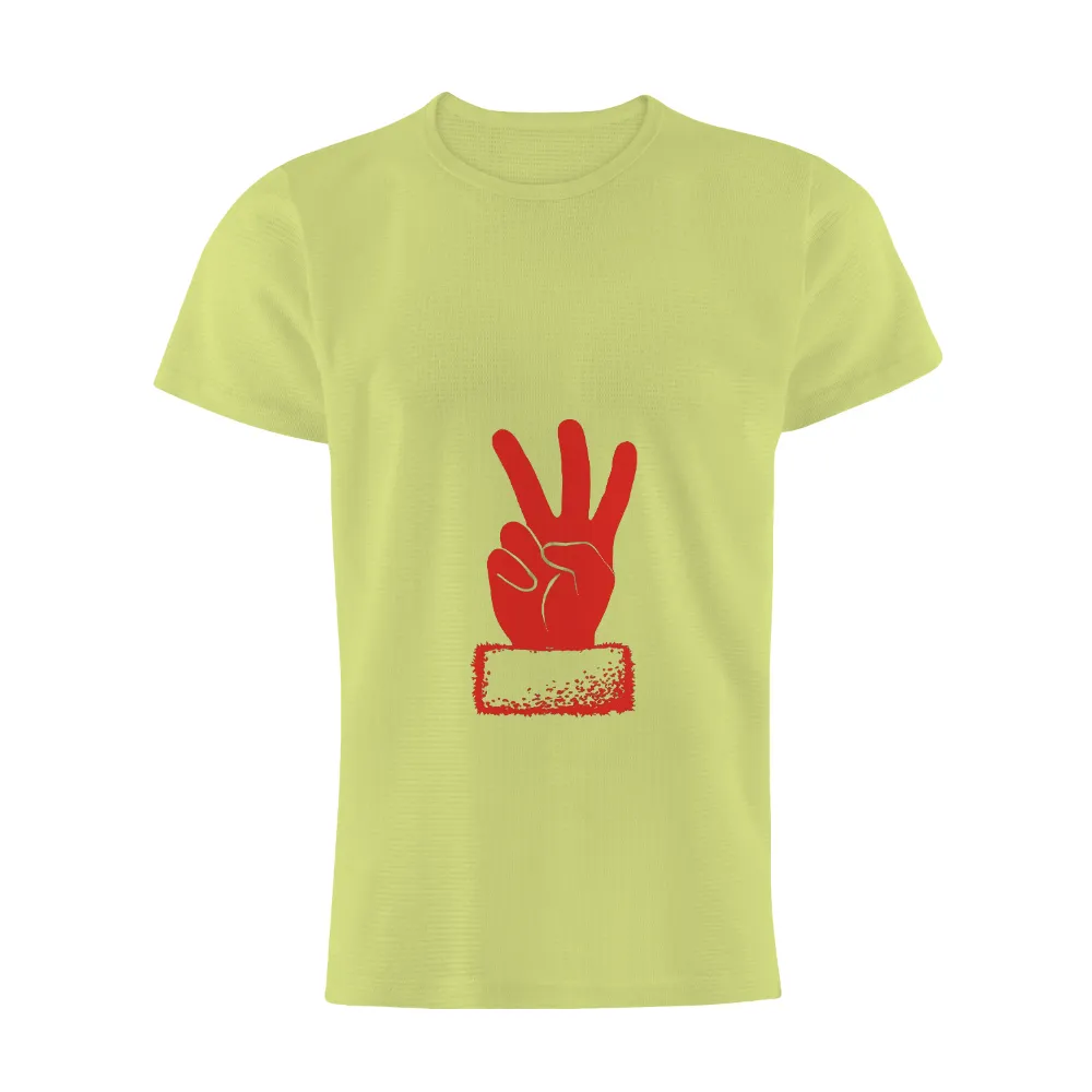 T-Shirts Pattern: Peace Gesture | Unity & Hope| Universal gesture of unity