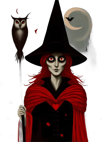 TShirt Design: Luna the Witch - Artistic Designs