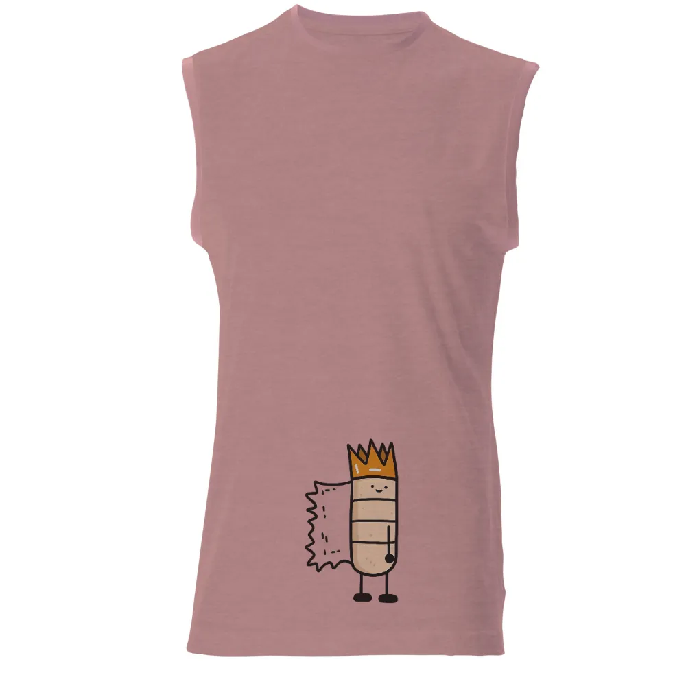 TShirt Printing - Whimsical Bandage King with Crown and Cape|comfort colors 4th of july shirt