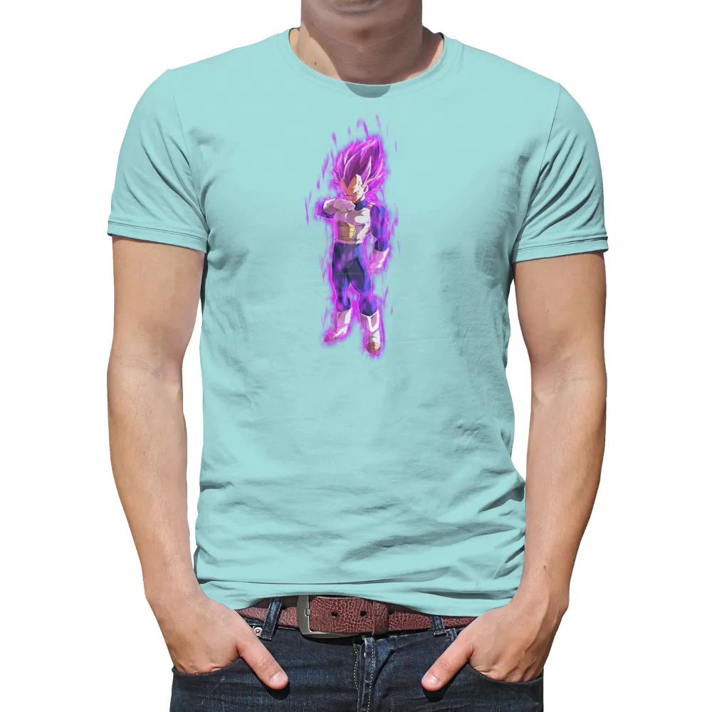 Tee Shirts Printed: Super Saiyan Vegeta - Anime Warrior Power|mom to the 4th power shirt