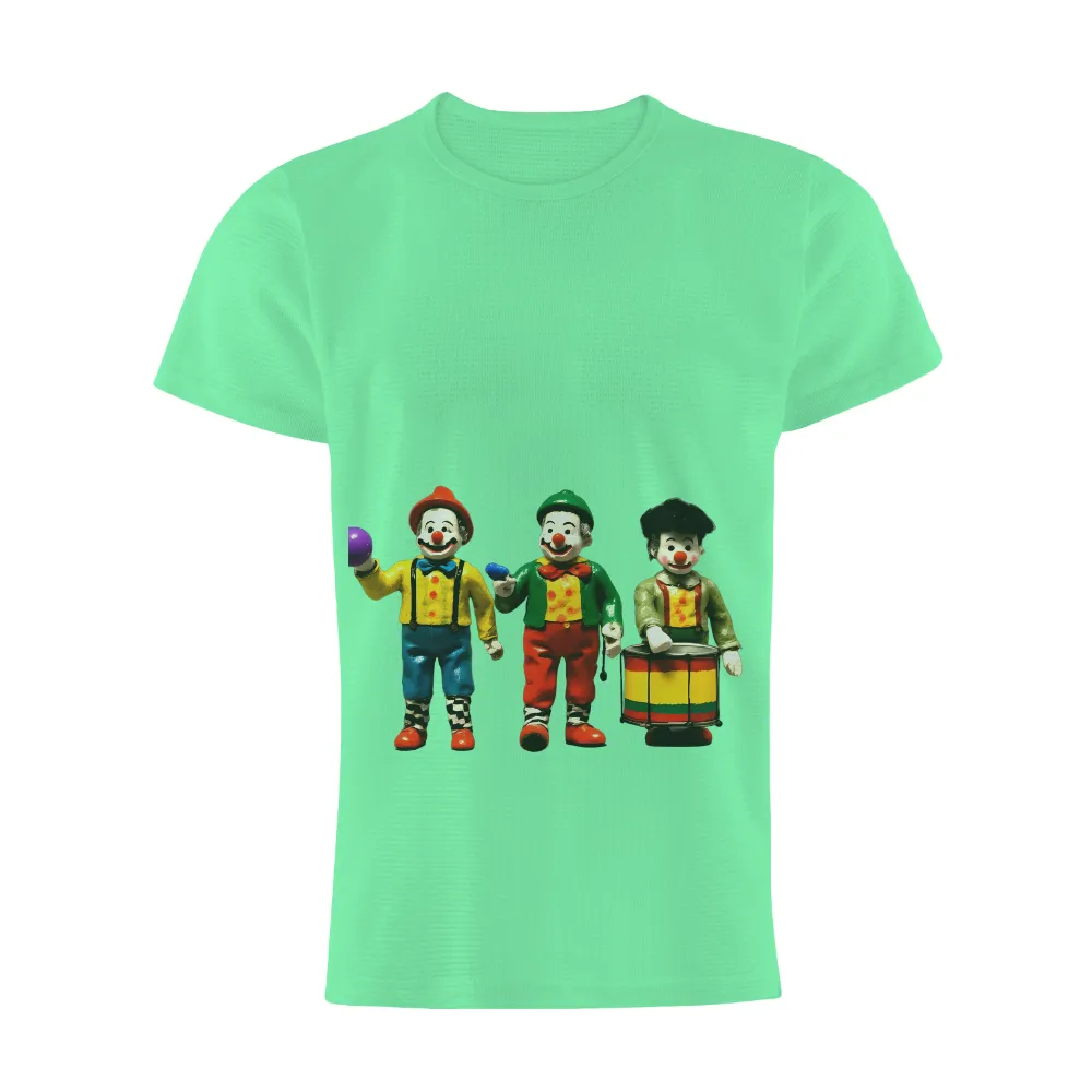 T-Shirts Design: Vintage Clown Trio - Fun and Unity|90s vintage shirts cheap