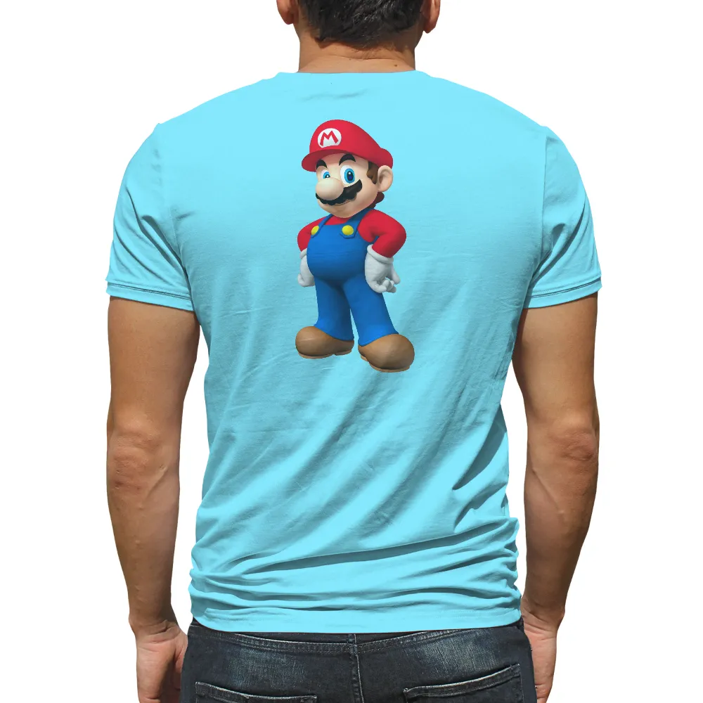 T-Shirts Custom: Iconic Mario Adventure - Gaming Pop Culture|classic shirts roblox