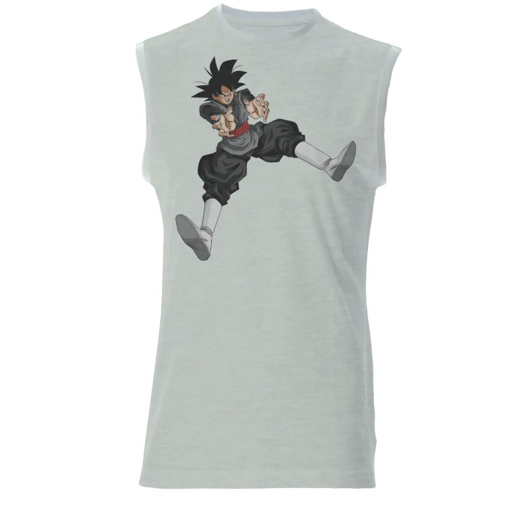 T-Shirts Design: Goku Black - Anime Power and Determination|battle hoodie shirt