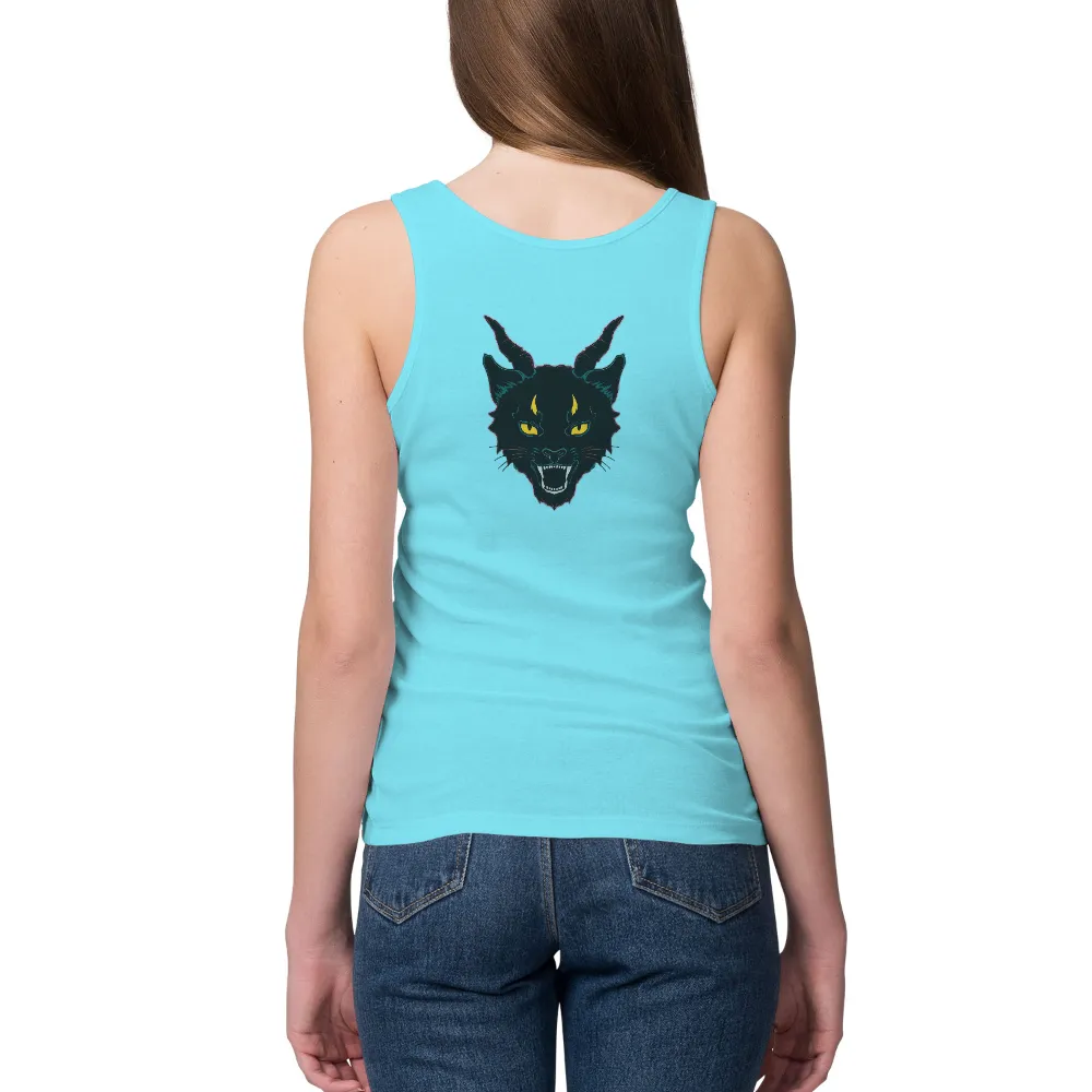 Tee Shirts Printed: Cyberpunk Cat - Glow in the Dark Design|comic muscle shirts