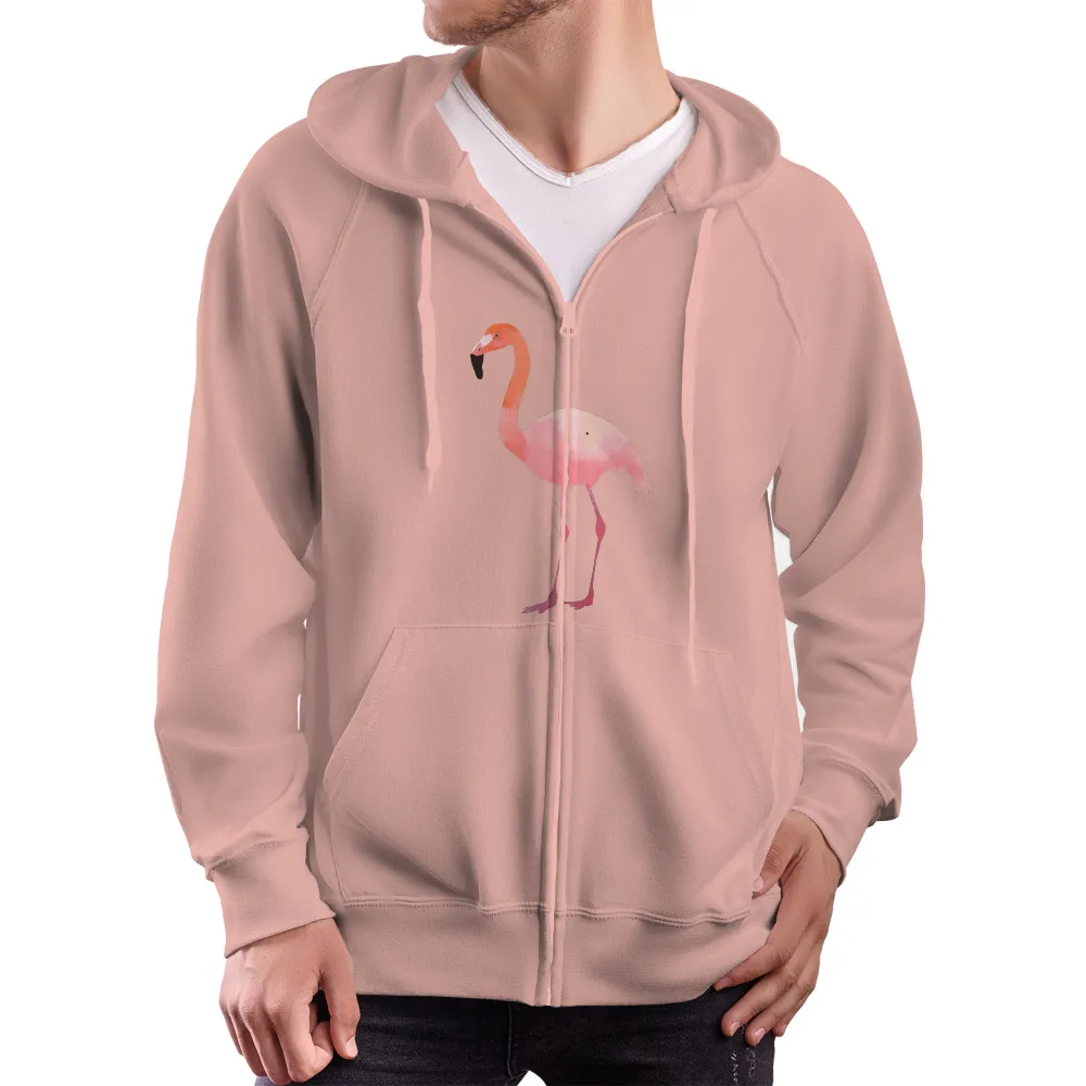 Flamingo Elegance: Minimalist T-Shirt Design|flamingo valentine shirt