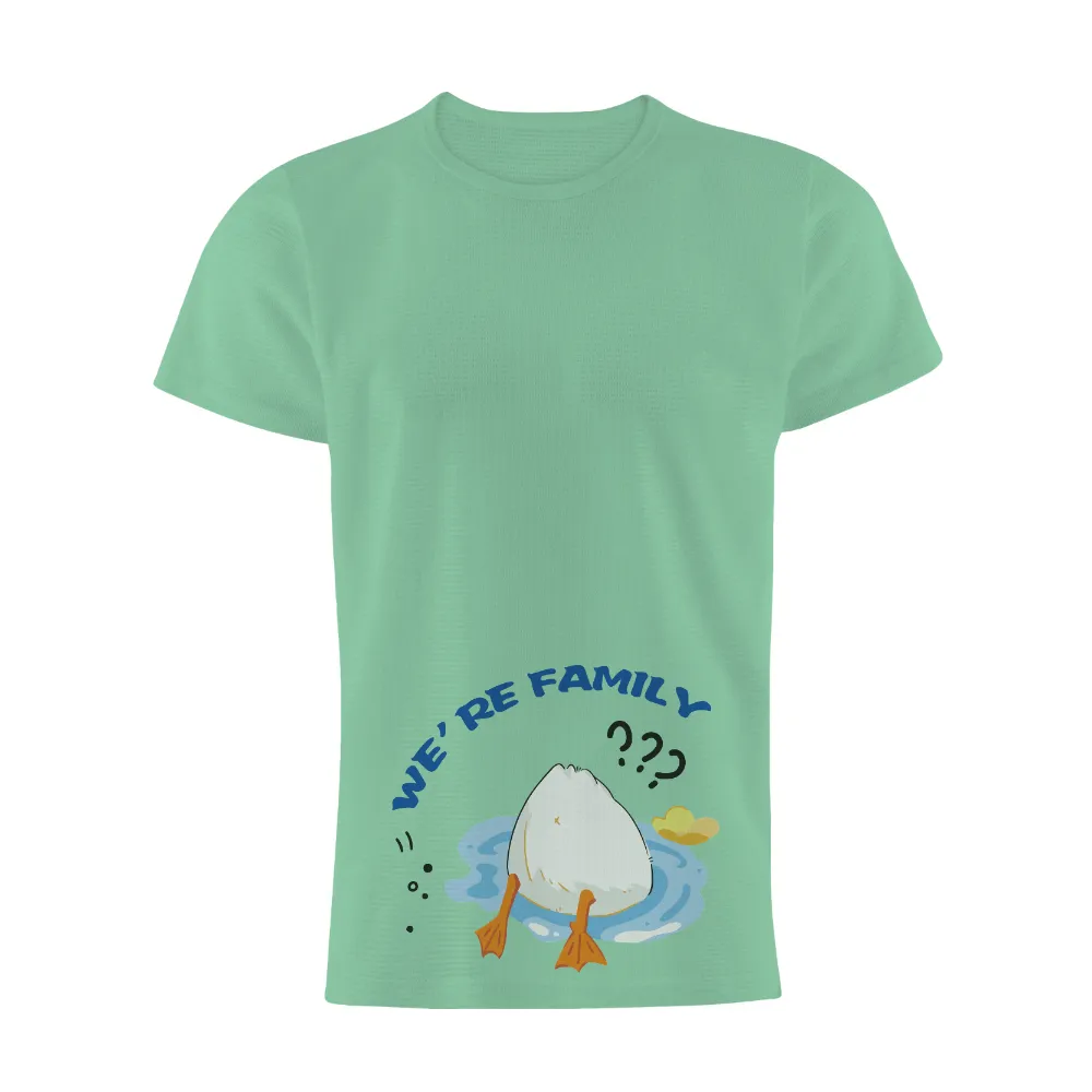 T-Shirts Pattern: We're Family with Eggbert the Whimsical Egg|family lake trip shirts