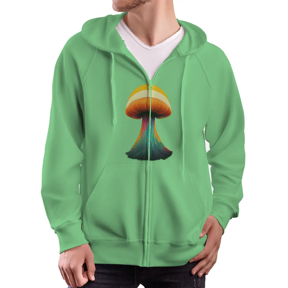 Customized Tee Shirts: Magical Mushroom - Artistic Designs|beautiful limited chainsaw art 3d all over printed shirts hh