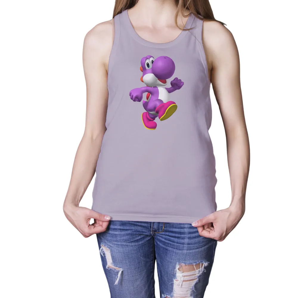 Tee Shirts Printed: Yoshi Adventure - Gaming T-Shirt|roblox shirt purple