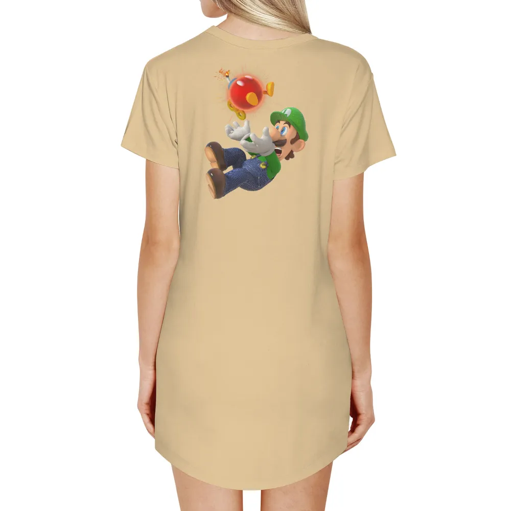 T-Shirt Printing: Luigi's Fireball Adventure|adventure time shirt sex