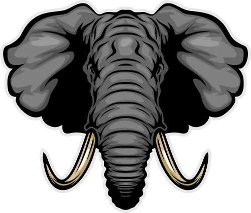 TShirt Design: Majestic Elephant - Strength and Wisdom