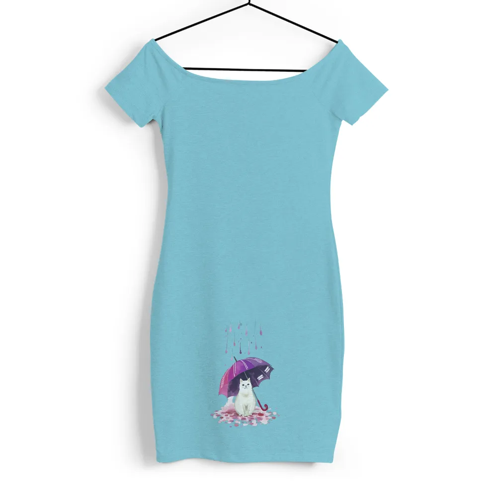 Tee Shirts Printed: Luna Under the Whimsical Umbrella|hang ten ladies sun protection tee