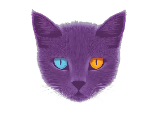 T-Shirt Printing: Luna the Enchanting Cat with Blue and Orange Eyes