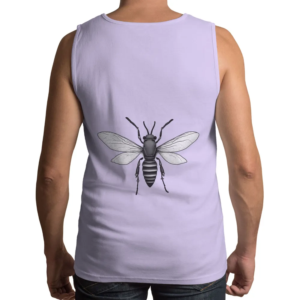 Shirts Graphic Tees | Bee Artwork T-Shirt| Intricate wing patterns